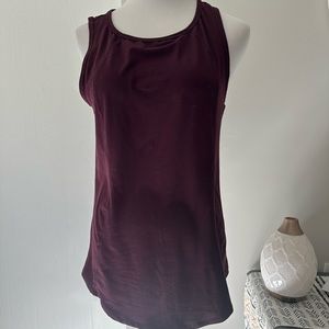Yogalicious Tunic Tank Top in Plum Purple